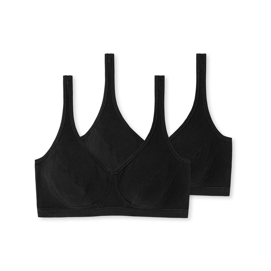 Schiesser 95/5 Bustier 2-Pack With Cups 