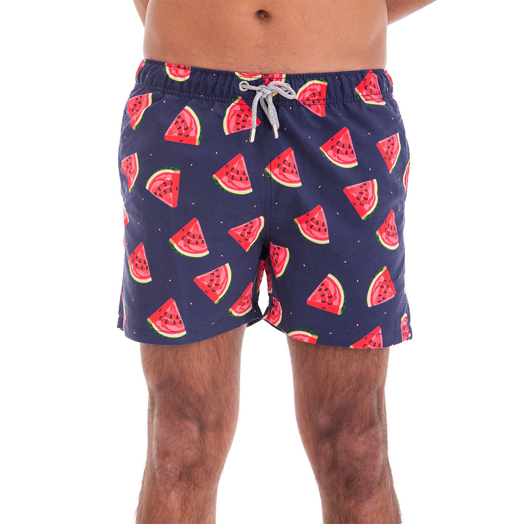 Kai Collection Navy Watermellon Swim Shorts